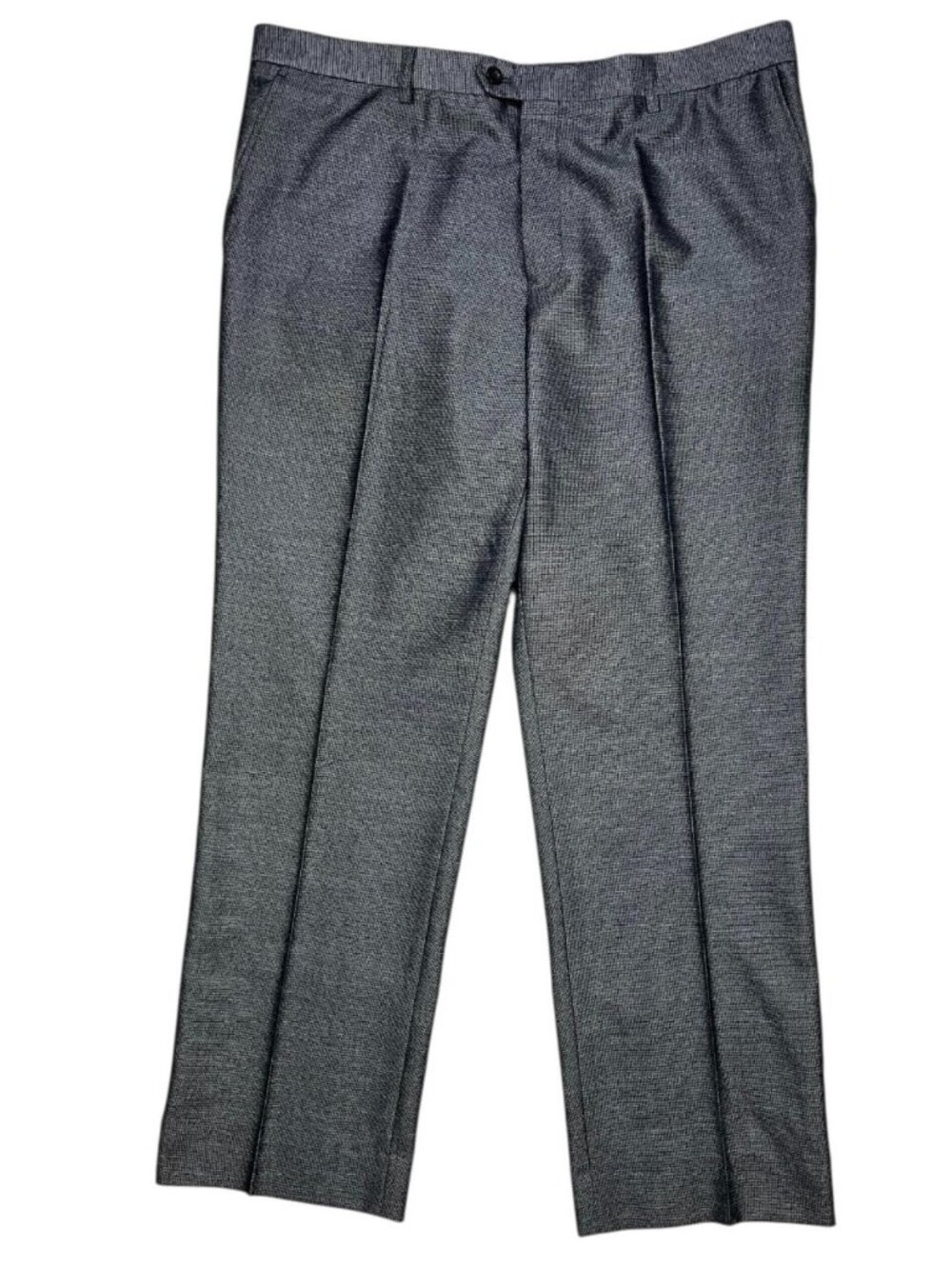 Giorgio Armani Wool Trouser Pant 42 Black Gray Slim Straight Italy ALTERED